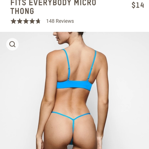 Skims Fits Everybody Micro Thong - Picture 2 of 5